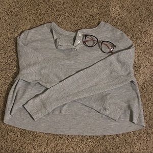 Wild Fable Crop Waffle Long Sleeve - JUNIORS SIZE